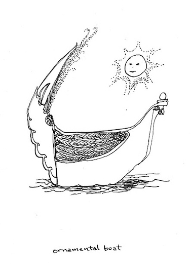 ornamental boat